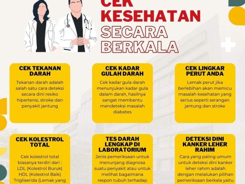 Cek Kesehatan Secara Berkala